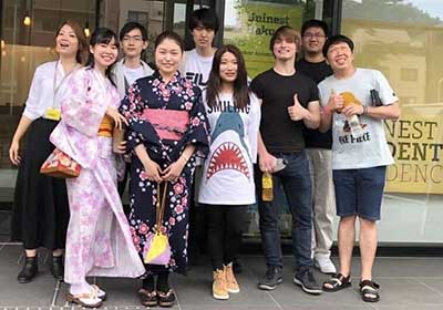 日本留學住宿 和服體驗