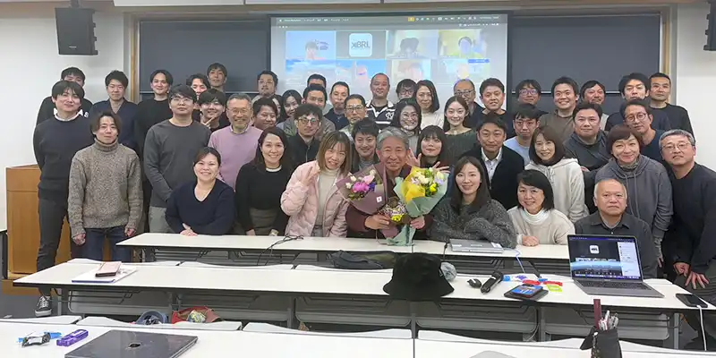 立教大學 大學院 上課與老師&同學們的合照