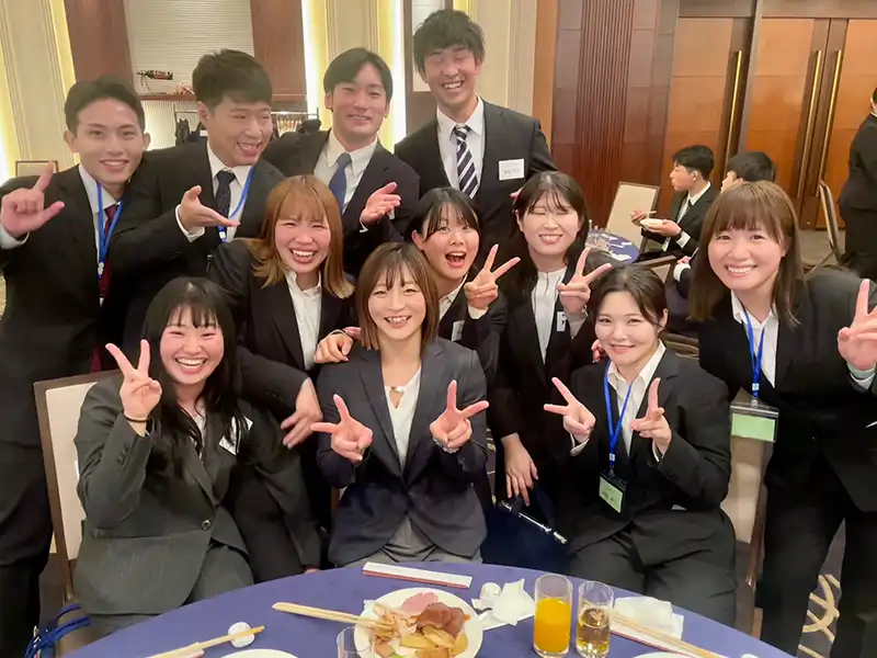 參與角田夏實選手奧運冠軍的慶功宴。